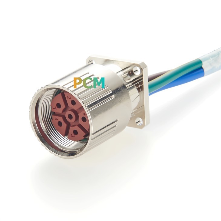 M23 Female Panel Mount Cable With Jump Wire factory