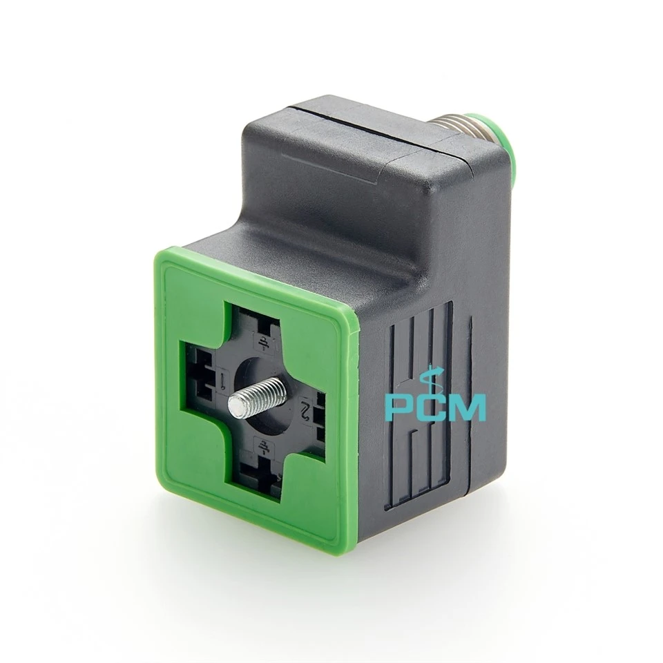 MPM M8 M12 do DIN 43650 Konektor ventila Oblik Adapter