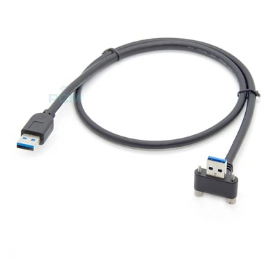 Kabel za industrijsku kameru USB 3.0, desni kut, muški kabel velike brzine